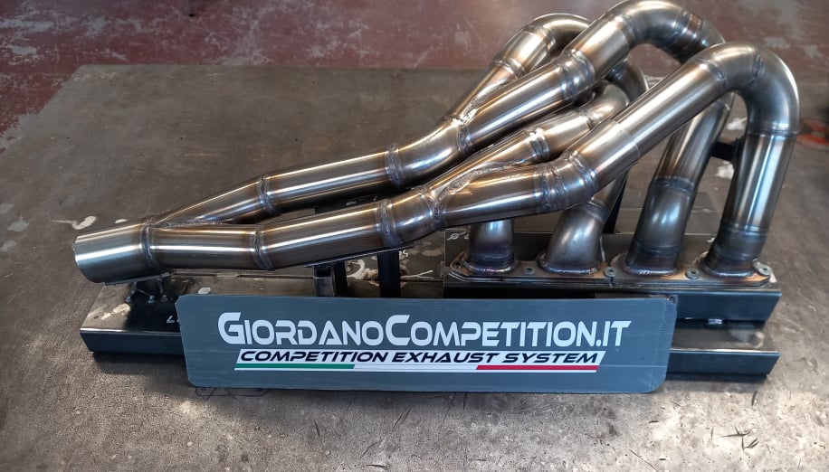 Collettore realizzato da Giordano Competition di Giordano Marco. Competition Exhaust System.