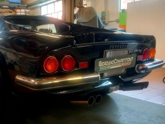 Scarico Ferrari Dino GT realizzato da Giordano Competition