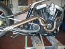 Prototipo scarico moto custom